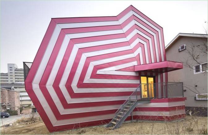 Un design saisissant pour une maison inhabituelle par Moon Hoon