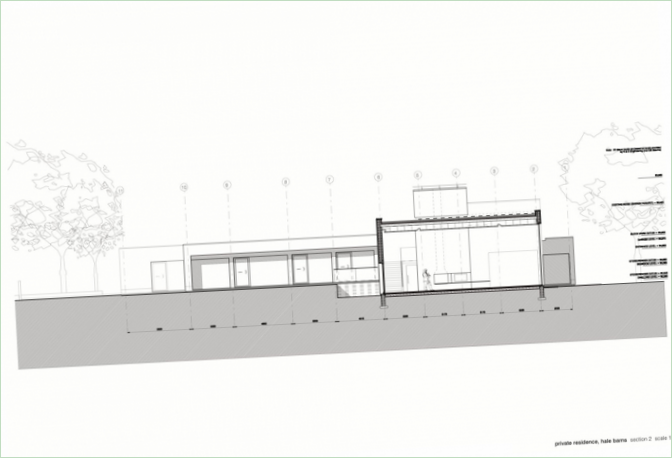 Plan de la façade de la maison 780 à Manchester