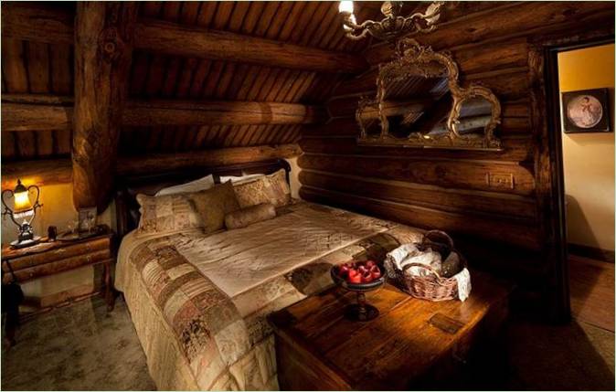 Intérieur de la chambre du manoir Castlewood