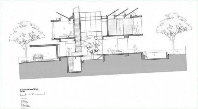 Plan d'un chalet par ONG&amp;ONG Architects