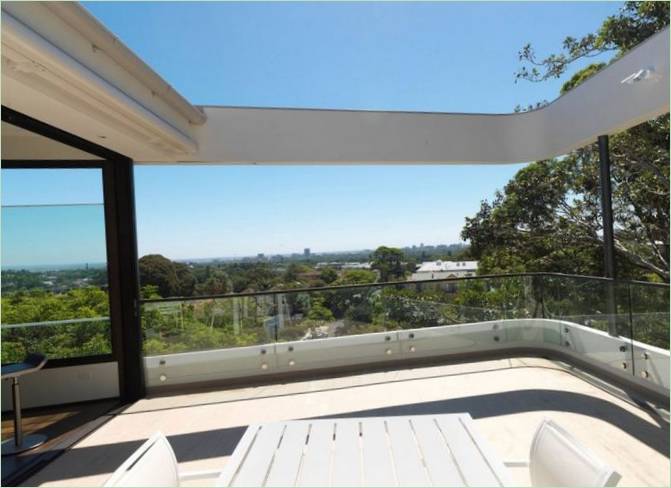 La terrasse d'une résidence de luxe australienne