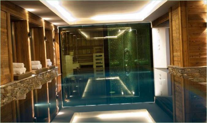 Chalet de la Dent Blanche en Valais, Suisse