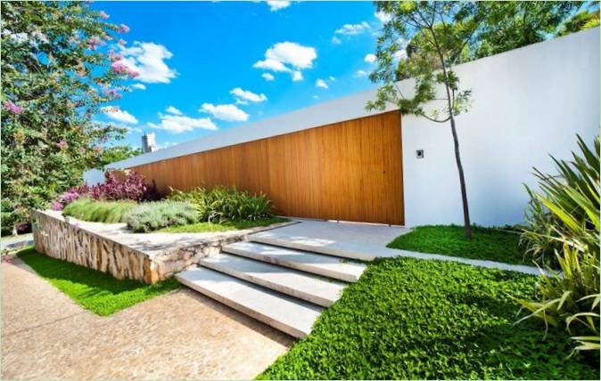 Conception d'une maison moderne au Brésil