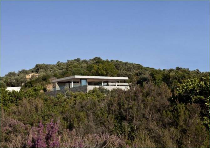 L'extérieur d'une maison d'avion