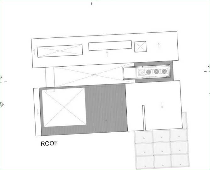 Plan de toiture 66MRN-House par ONG&amp;ONG