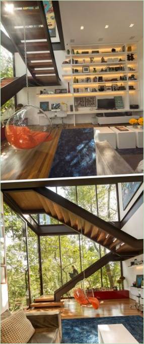 Un intérieur luxueux dans une maison à Sao Paulo, au Brésil. Photo 5