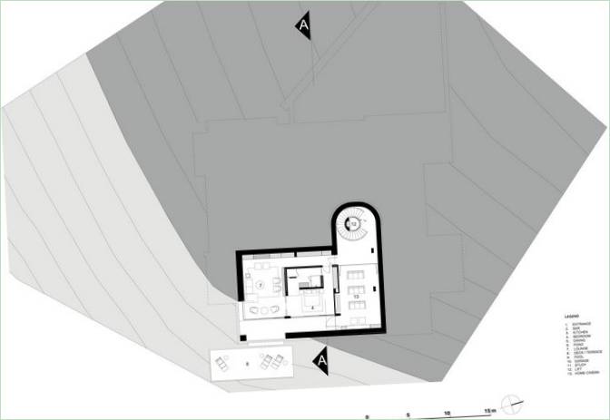 Plan d'une maison privée Cove 3