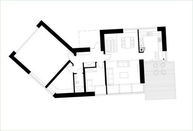 Plan de la résidence Black House Blues