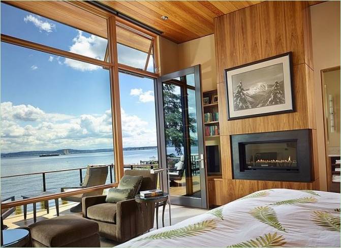 Un manoir à Seattle avec vue sur le lac Washington
