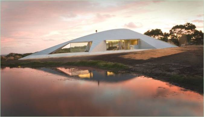 Villa futuriste Croft par James Stockwell Architects en Australie