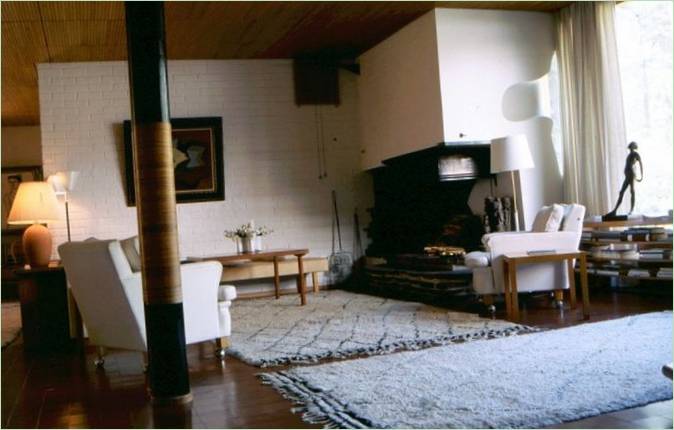 Décoration intérieure de la Villa Mairea par Alvar Aalto