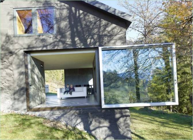 Conception d'une maison de campagne en Suisse