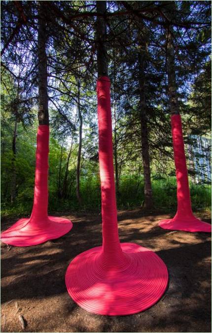 Installation Pink Punch par Nick Croft et Michaela McLeod