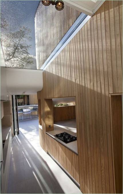 Intérieur de cuisine dans une extension de maison victorienne