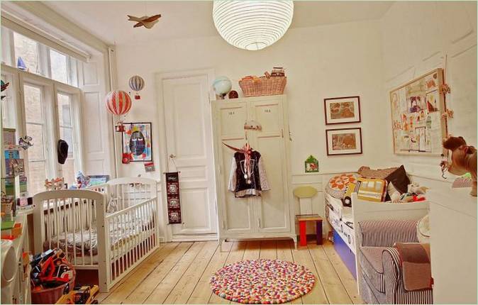 Chambre d'enfant - Design intérieur de style scandinave