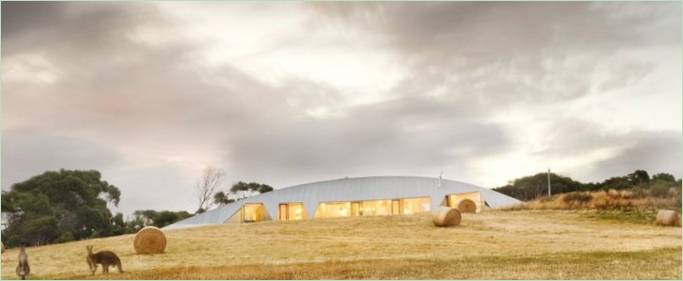 Villa futuriste Croft par James Stockwell Architects en Australie