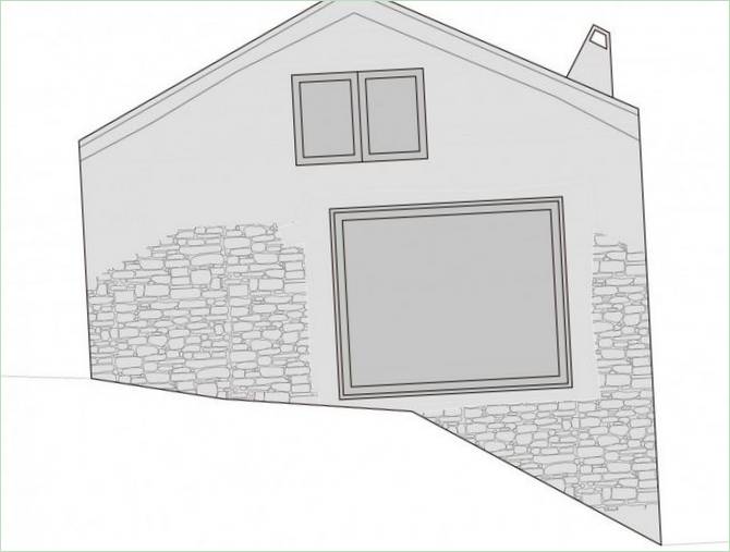 Plans d'étage de la maison de campagne suisse