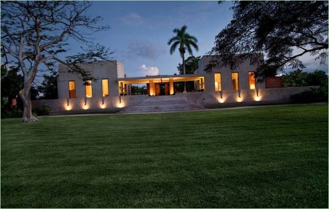 Extérieur de la Villa Bacoc Hacienda au Mexique