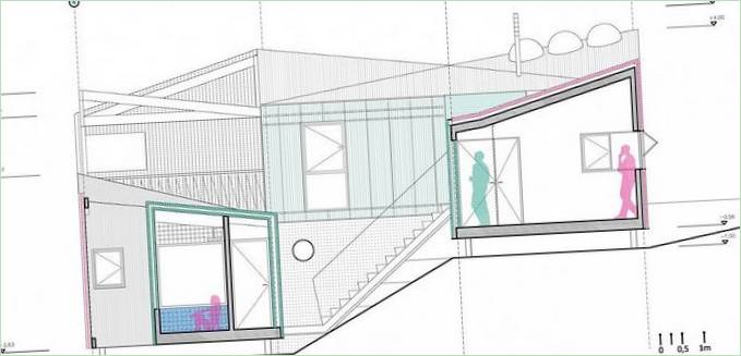 Plans d'étage de la Maison des Souhaits conçue par le studio Elii