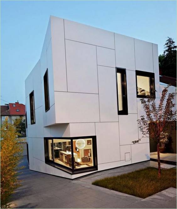 La maison contemporaine au design inhabituel de DVA Arhitekta