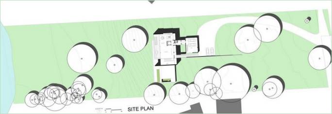 Plan du terrain de River House