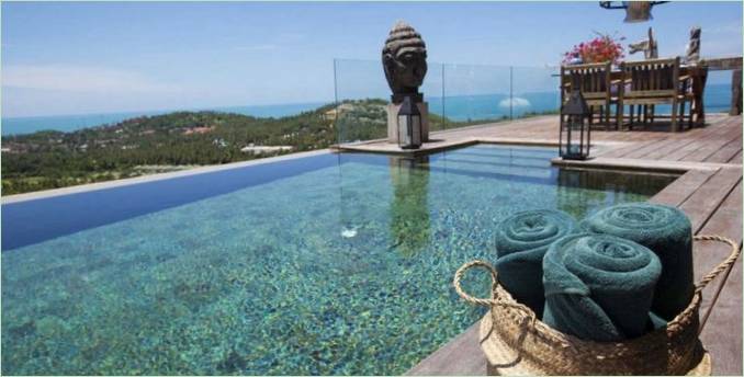 Piscine de la Villa Belle à Koh Samui