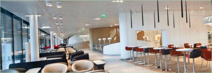 Le salon Business Lounge d'Air France en France
