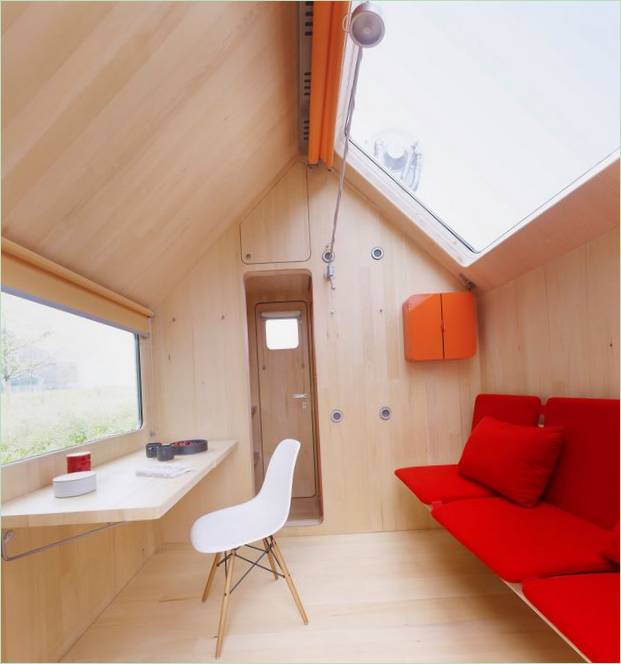 Aménagement intérieur d'une maison mobile ÁPH80