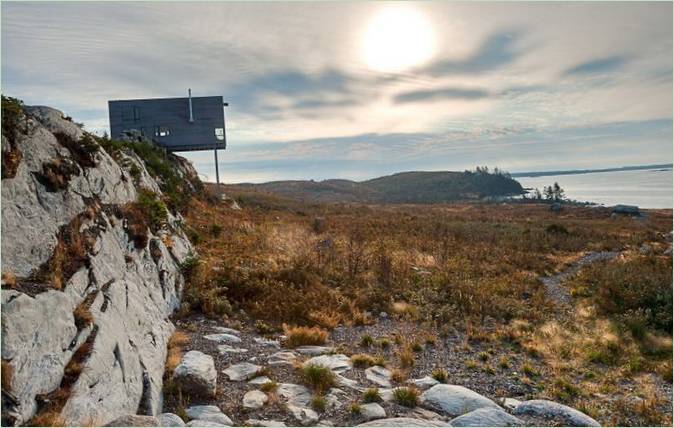 Le chalet Cliff sur la côte de la Nouvelle-Écosse