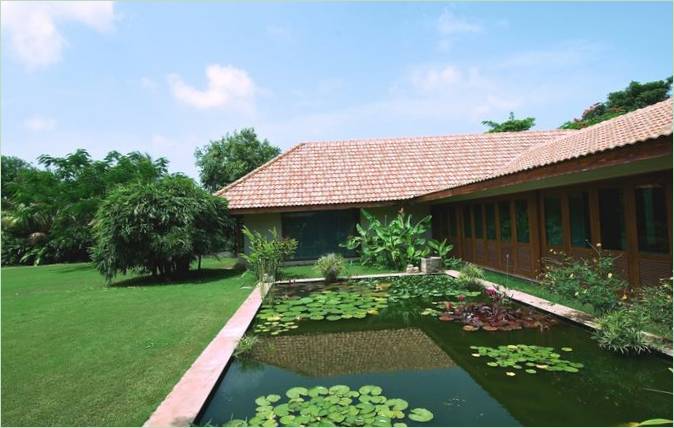 Une maison tropicale au Gujarat