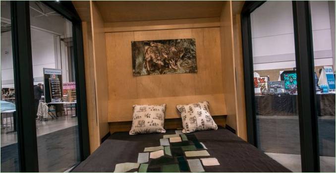 Aménagement de la chambre à coucher dans la Bunkie