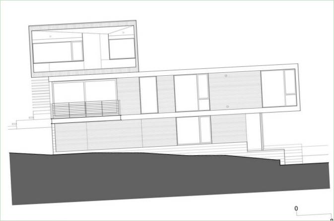 Plan du San Anselmo vu de l'est