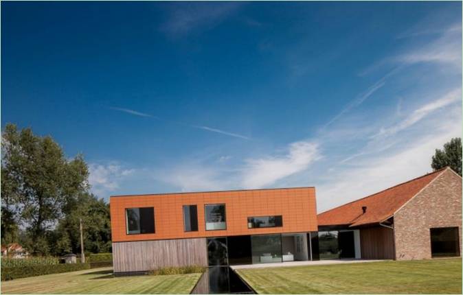 La grange luxueuse est une création exclusive de Pascal François Architects, Alost, Flandres, Belgique