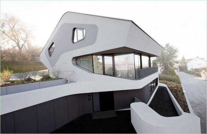 OLS House, une maison privée au design futuriste