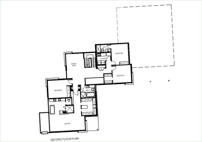 Projet Diagramme d'une résidence moderne Ottawa River House