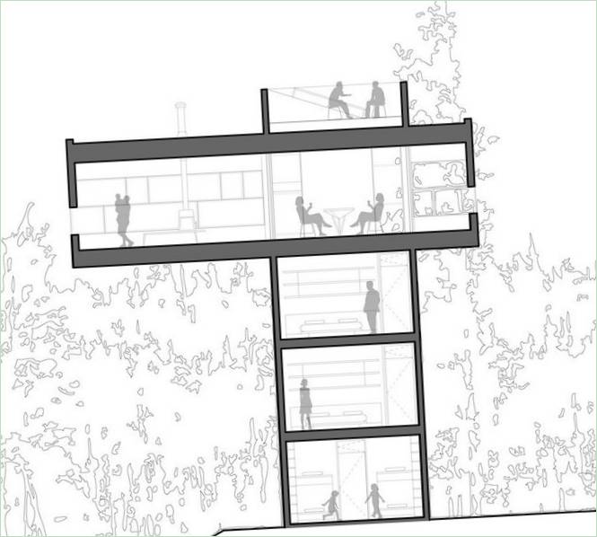 Plan de la maison de la tour