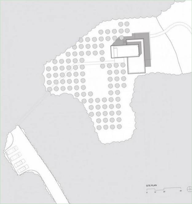 Diagramme du site de Tower House