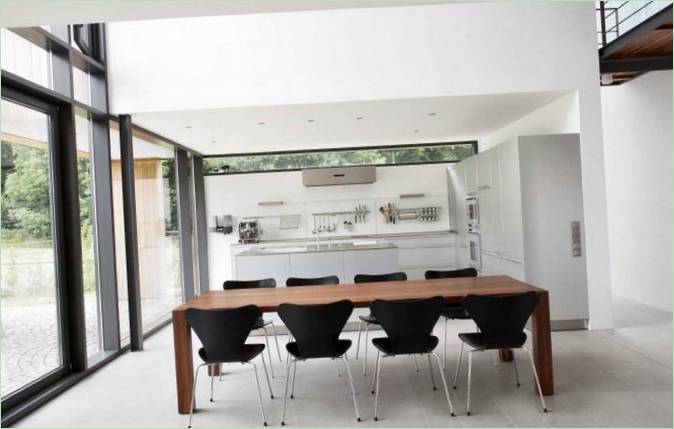 Aménagement intérieur de la salle à manger
