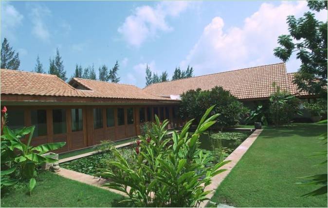 Maison tropicale au Gujarat
