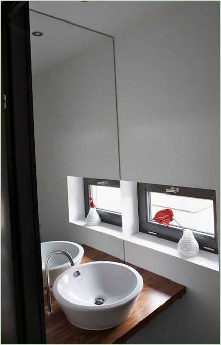 Lavabos à l'intérieur