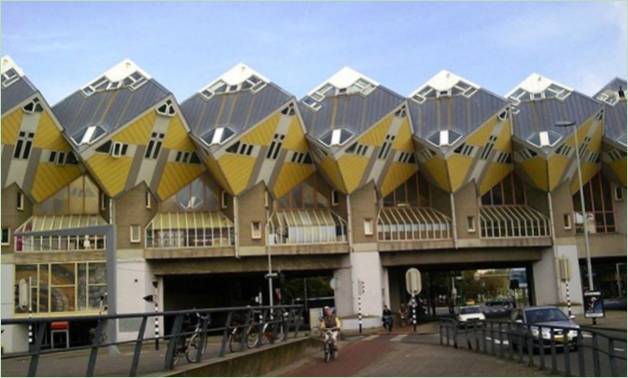 Maisons cubiques aux Pays-Bas