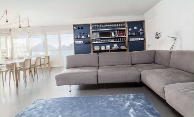 Aménagement intérieur pour un couple moderne à Lugano, Suisse