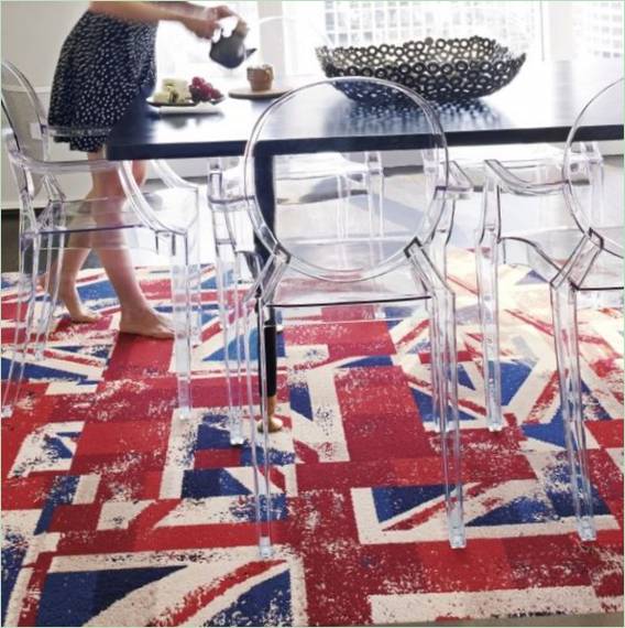 Flooring aux couleurs du drapeau britannique