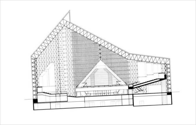 La cathédrale de cristal par Philip Johnson