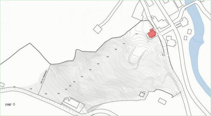 Projet de maison à deux pavillons Casa Rubalcaba en Cantabrie