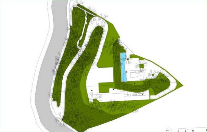 Plans d'étage d'une maison privée à Rio
