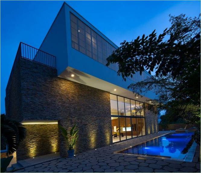 Villa Fuschia au design élégant au Vietnam
