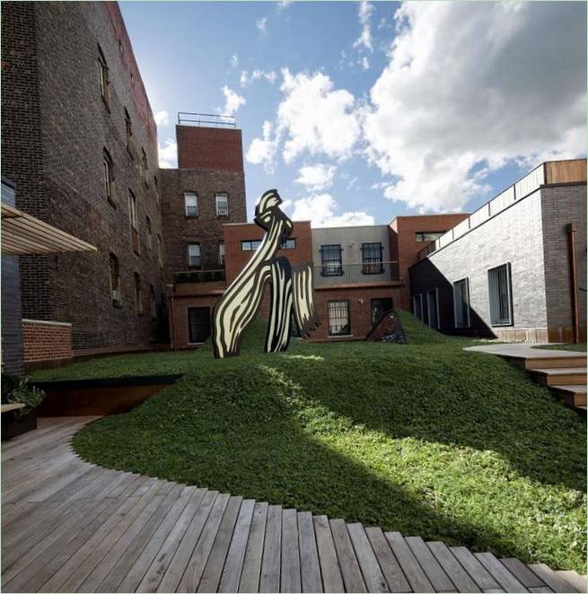 Un jardin de sculptures dans le penthouse - photo 3