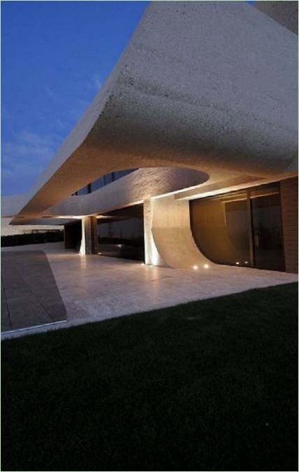 Conception architecturale moderne dans une résidence privée