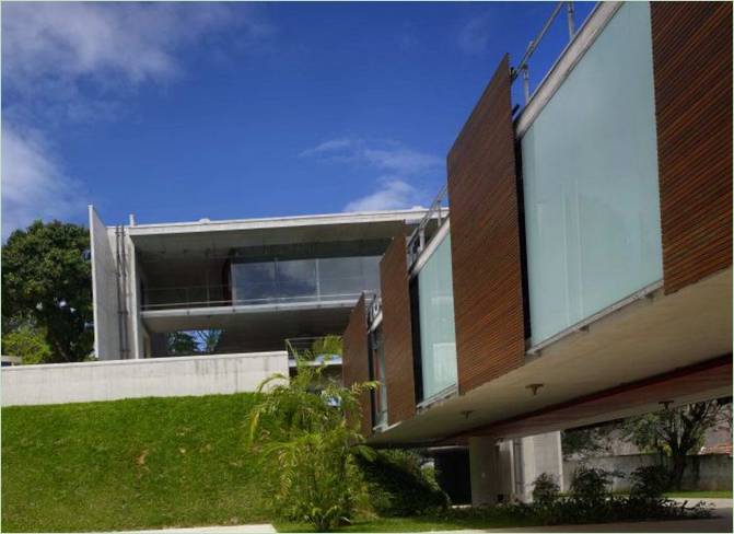 L'extérieur d'une maison privée à Rio